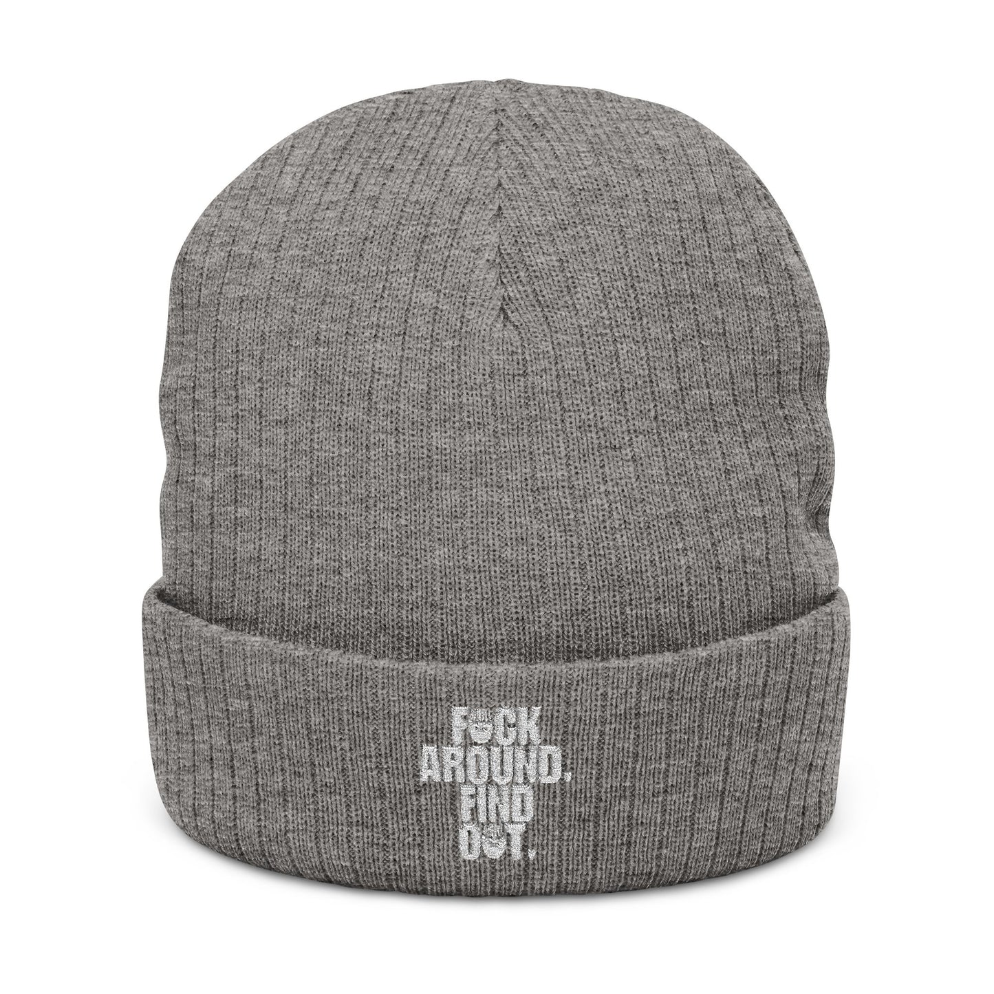 Brute FAFO Ribbed Knit Beanie