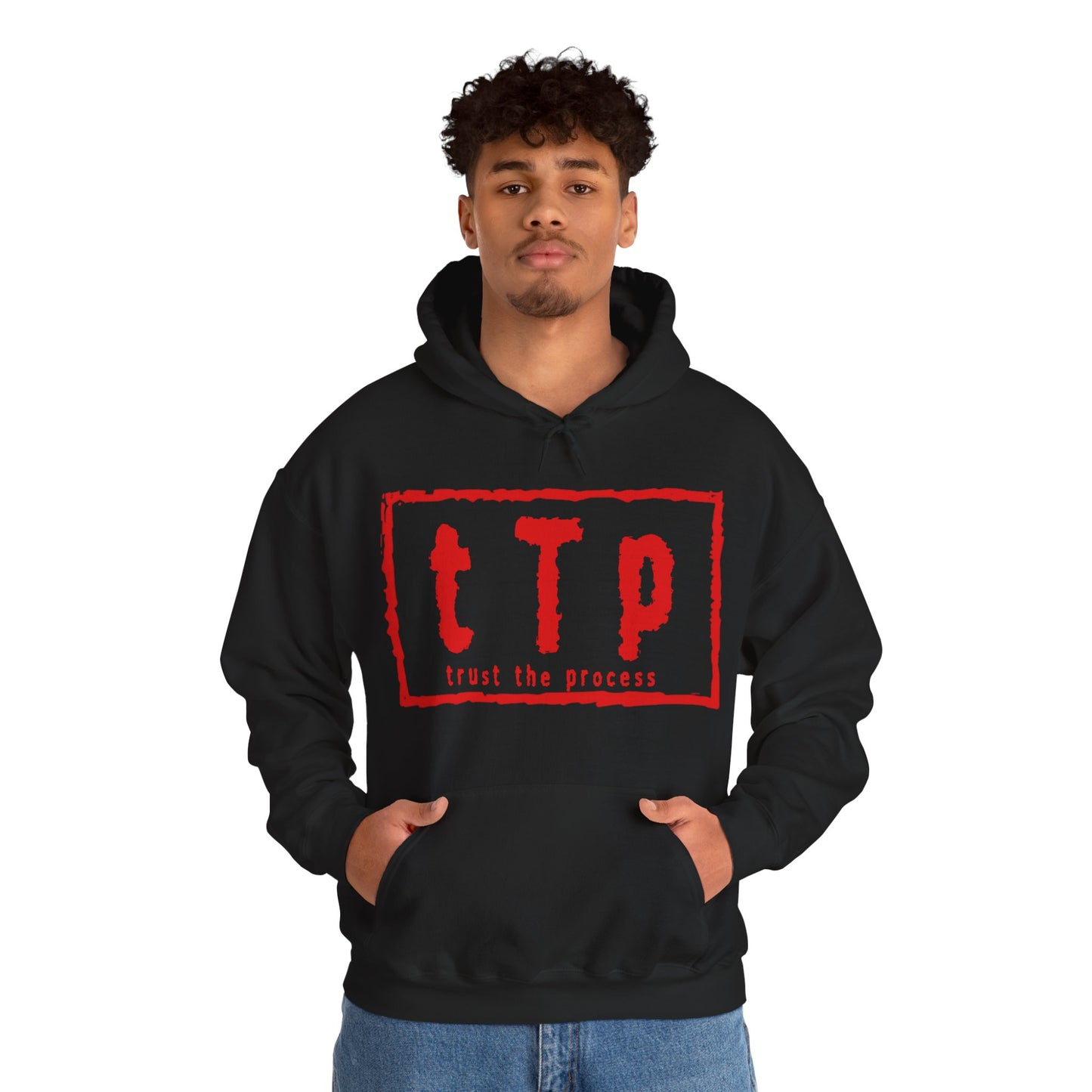 tTp Trust the Process Red Hoodie