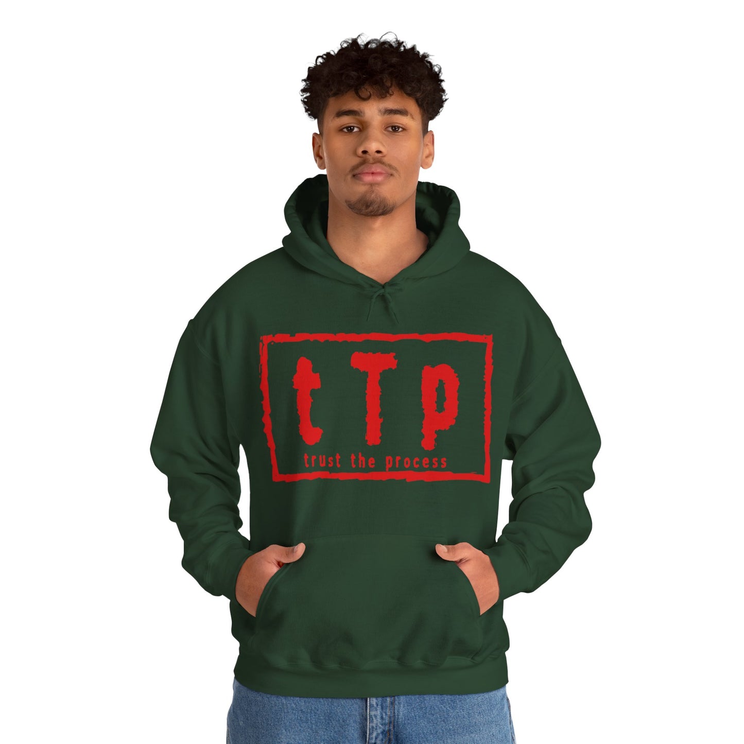 tTp Trust the Process Red Hoodie