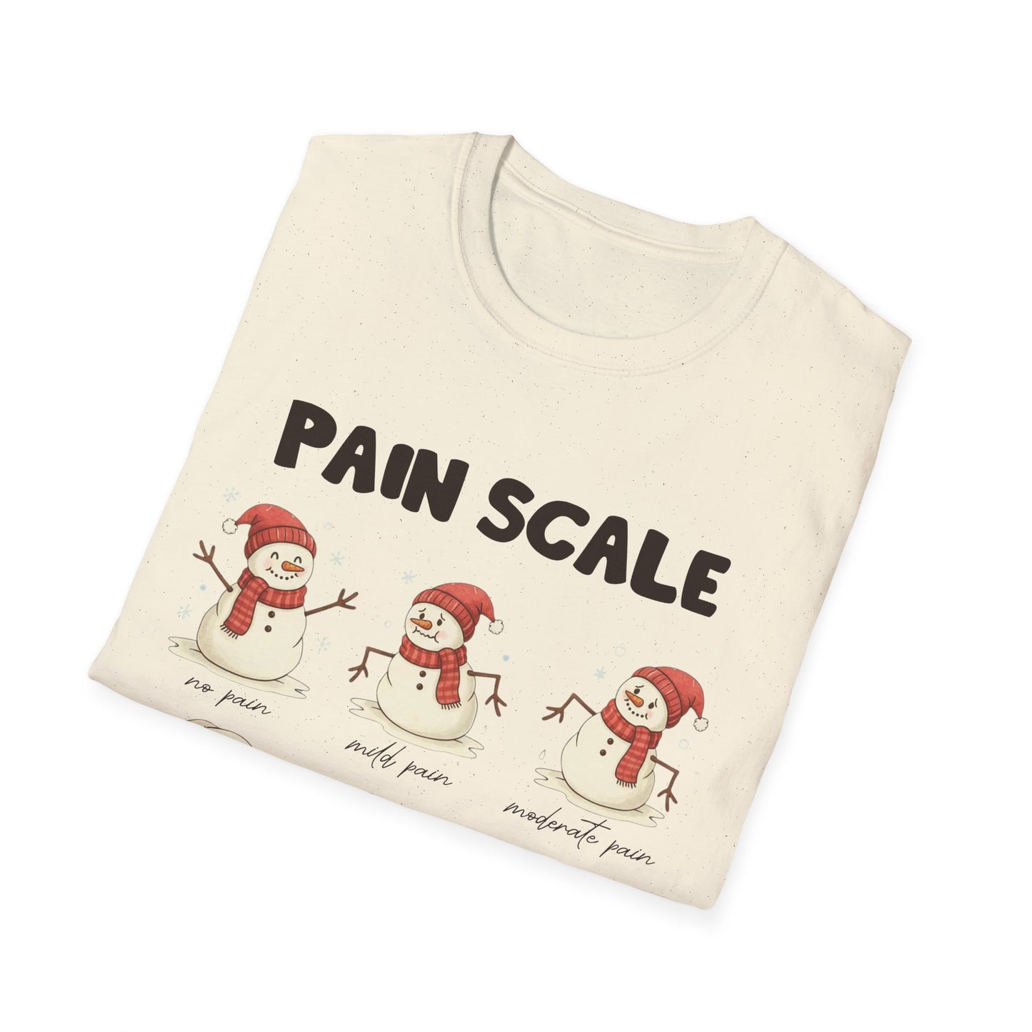 Snowman Pain Scale Tee