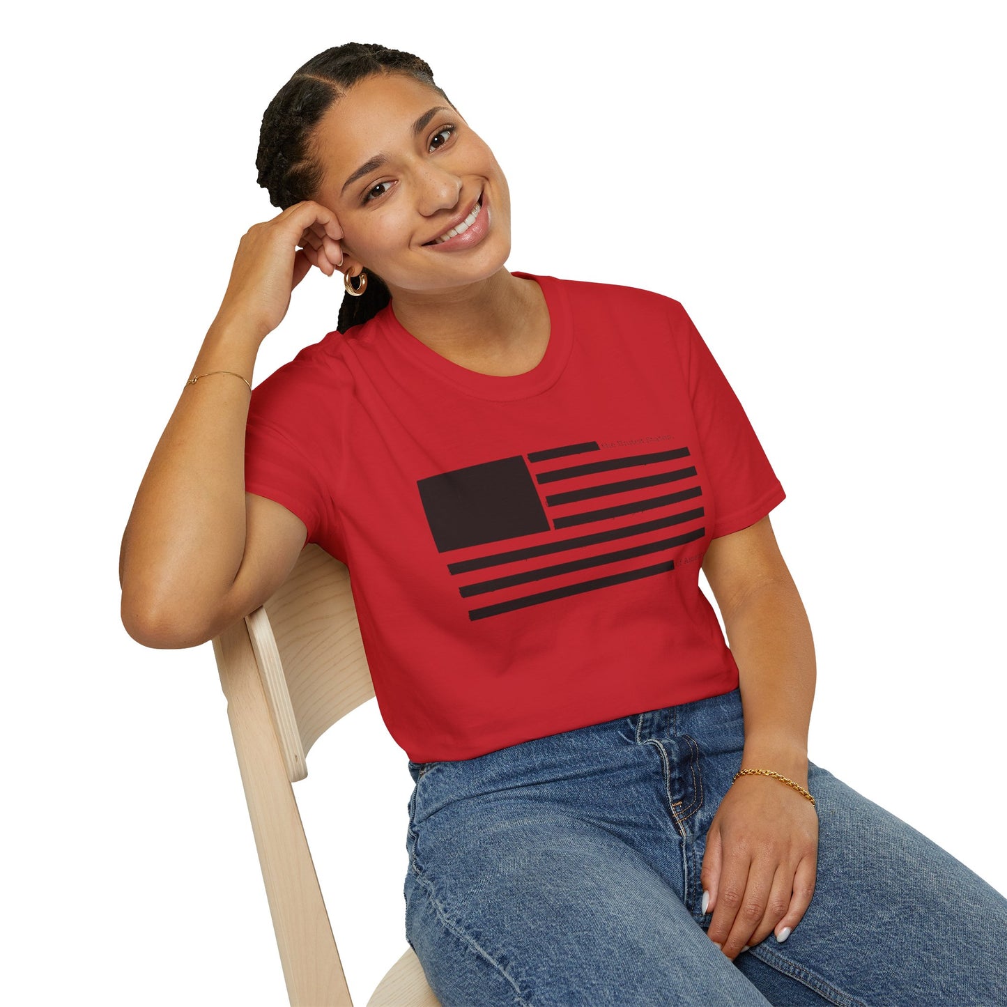 Black Stripes Flag T-Shirt