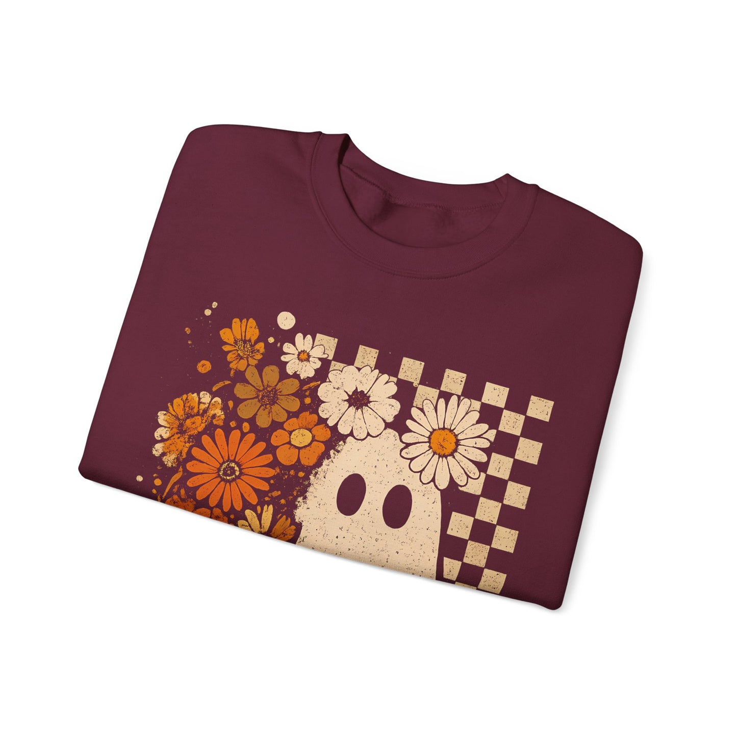 Retro Ghost Flower Sweatshirt