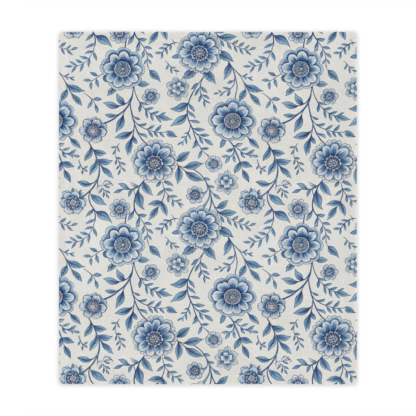 Floral Minky Blanket