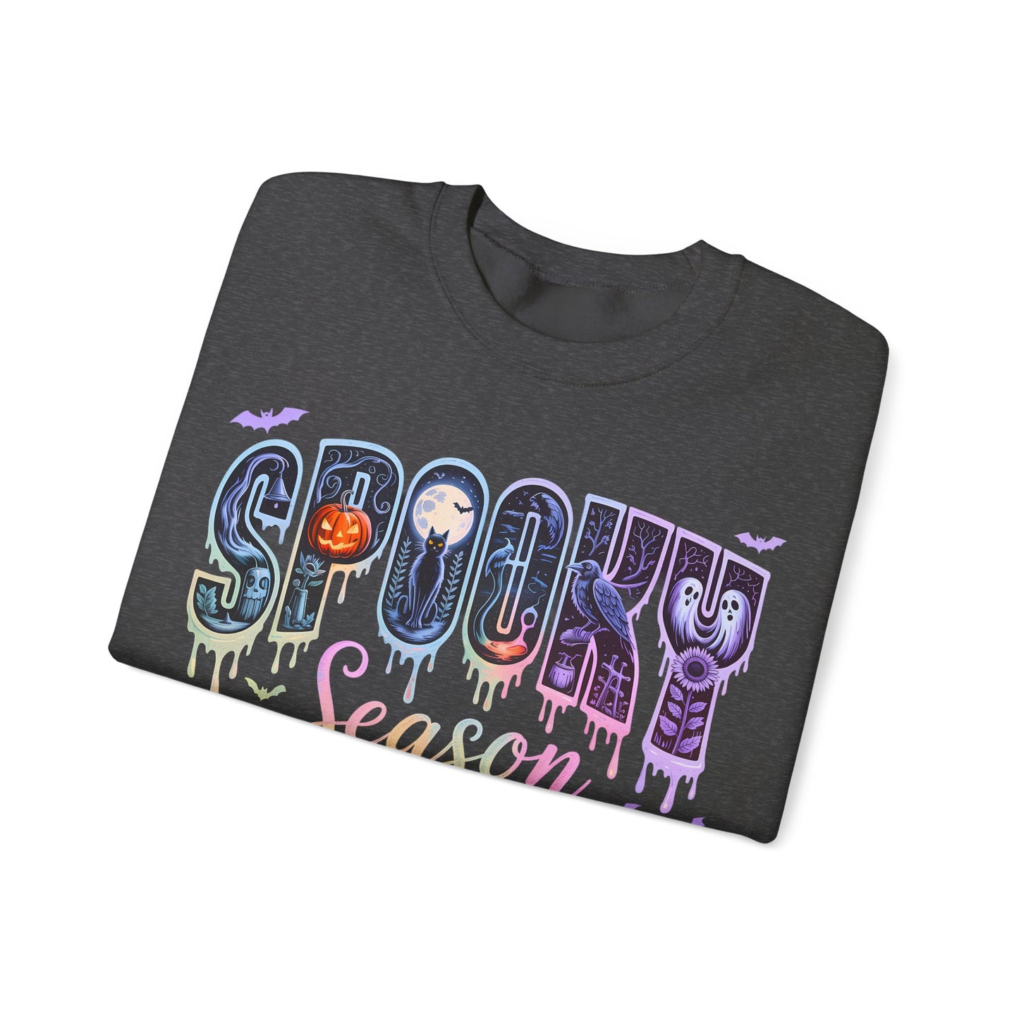 Iridescent Halloween Spooky Season Sweatshirt