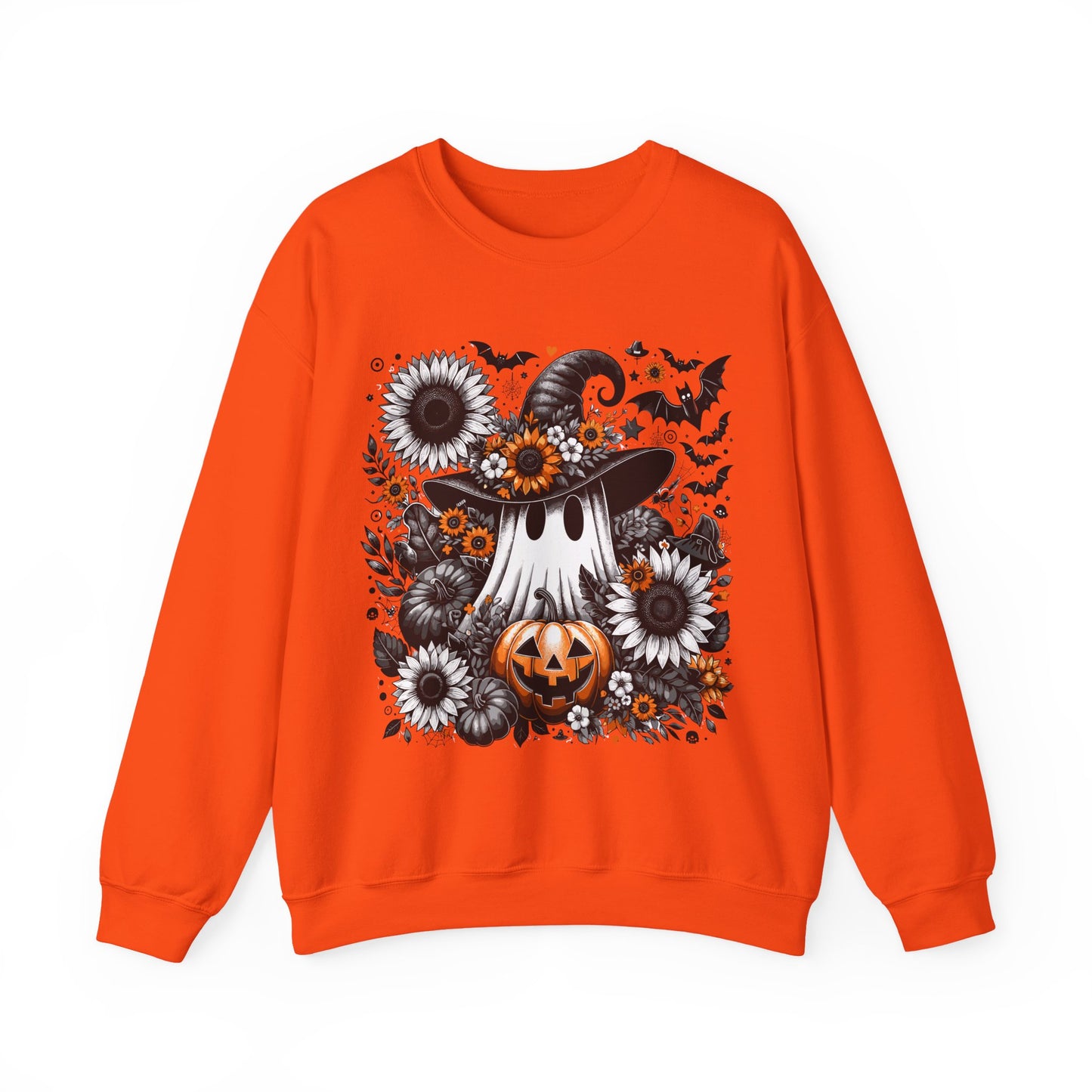 Spooky Floral Halloween Sweatshirt