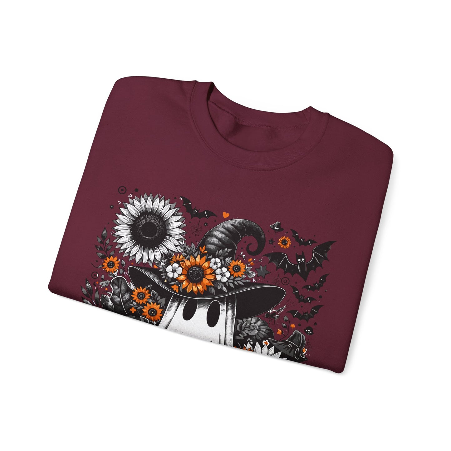 Spooky Floral Halloween Sweatshirt
