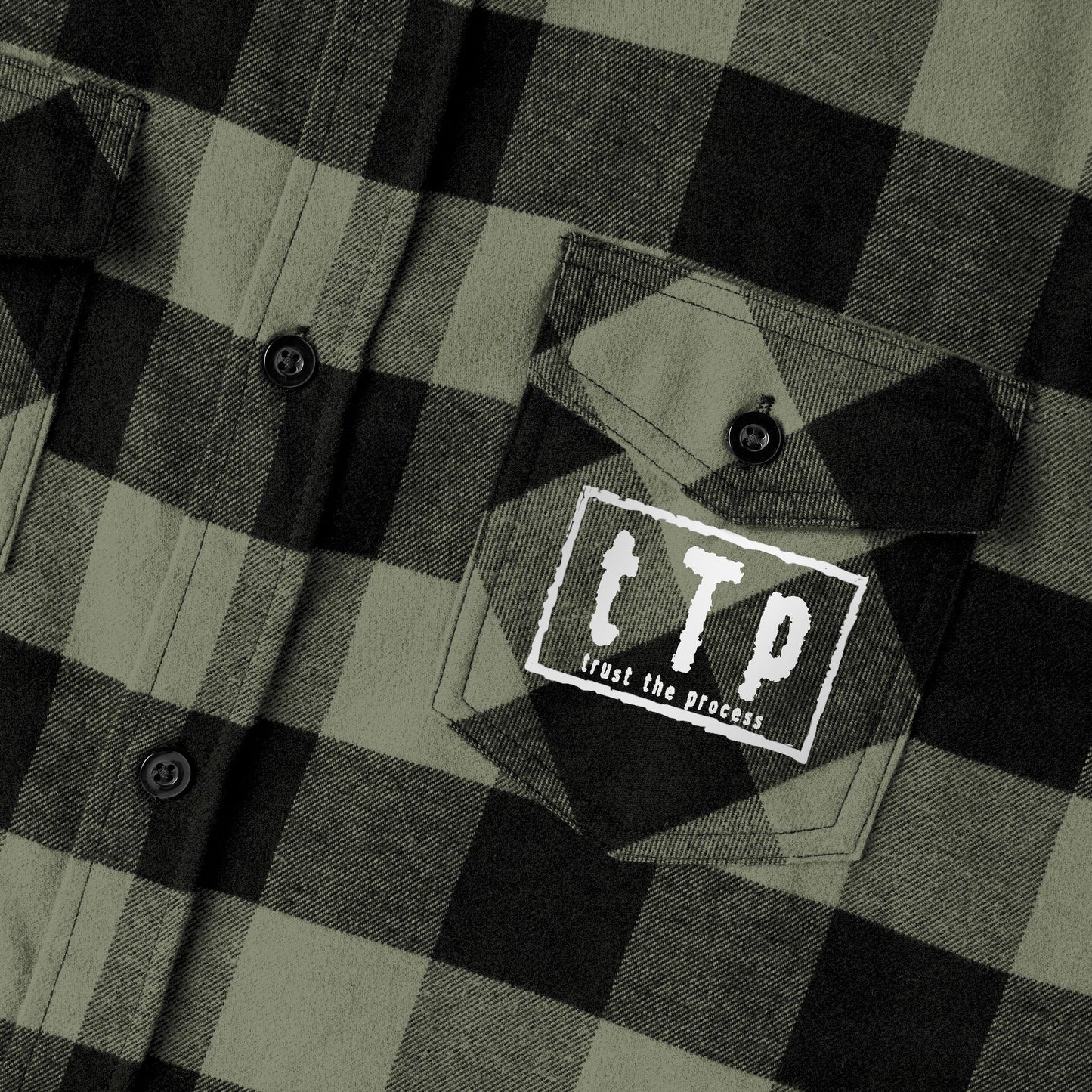 tTp Trust The Process Flannel Shirt