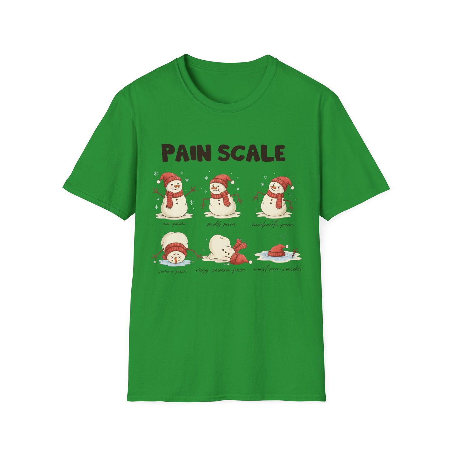 Snowman Pain Scale Tee