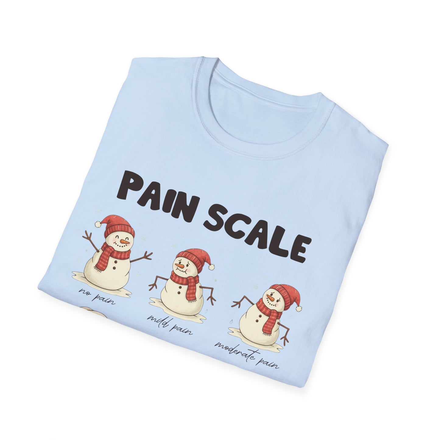 Snowman Pain Scale Tee