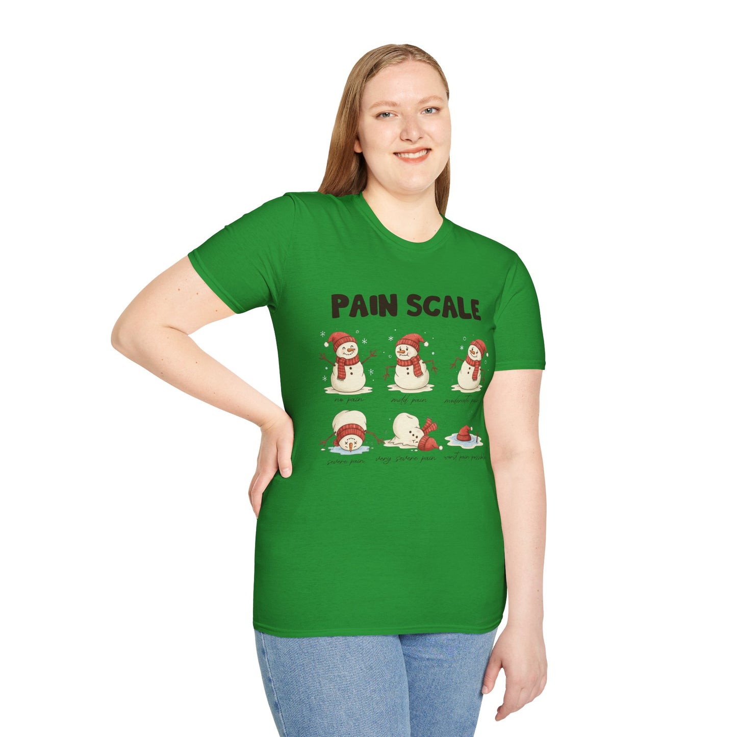 Snowman Pain Scale Tee