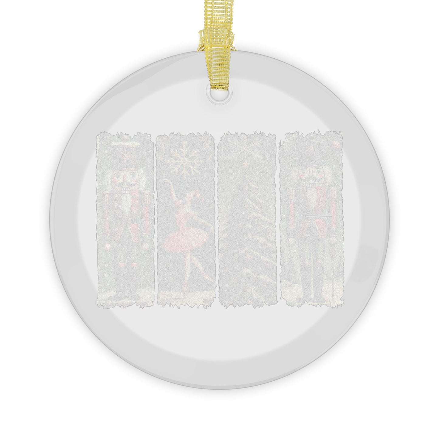 Nutcracker Ballet Glass Ornaments