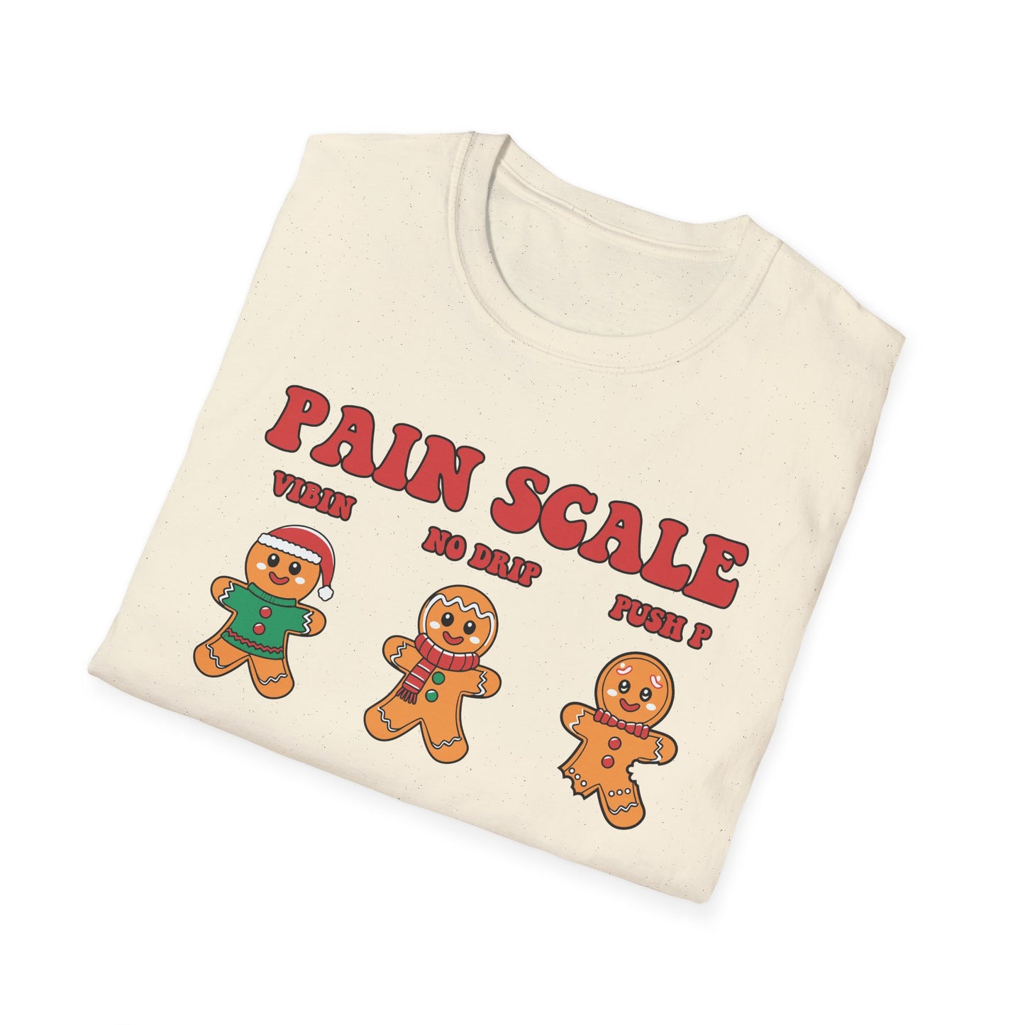 Gingerbread Pain Scale Tee