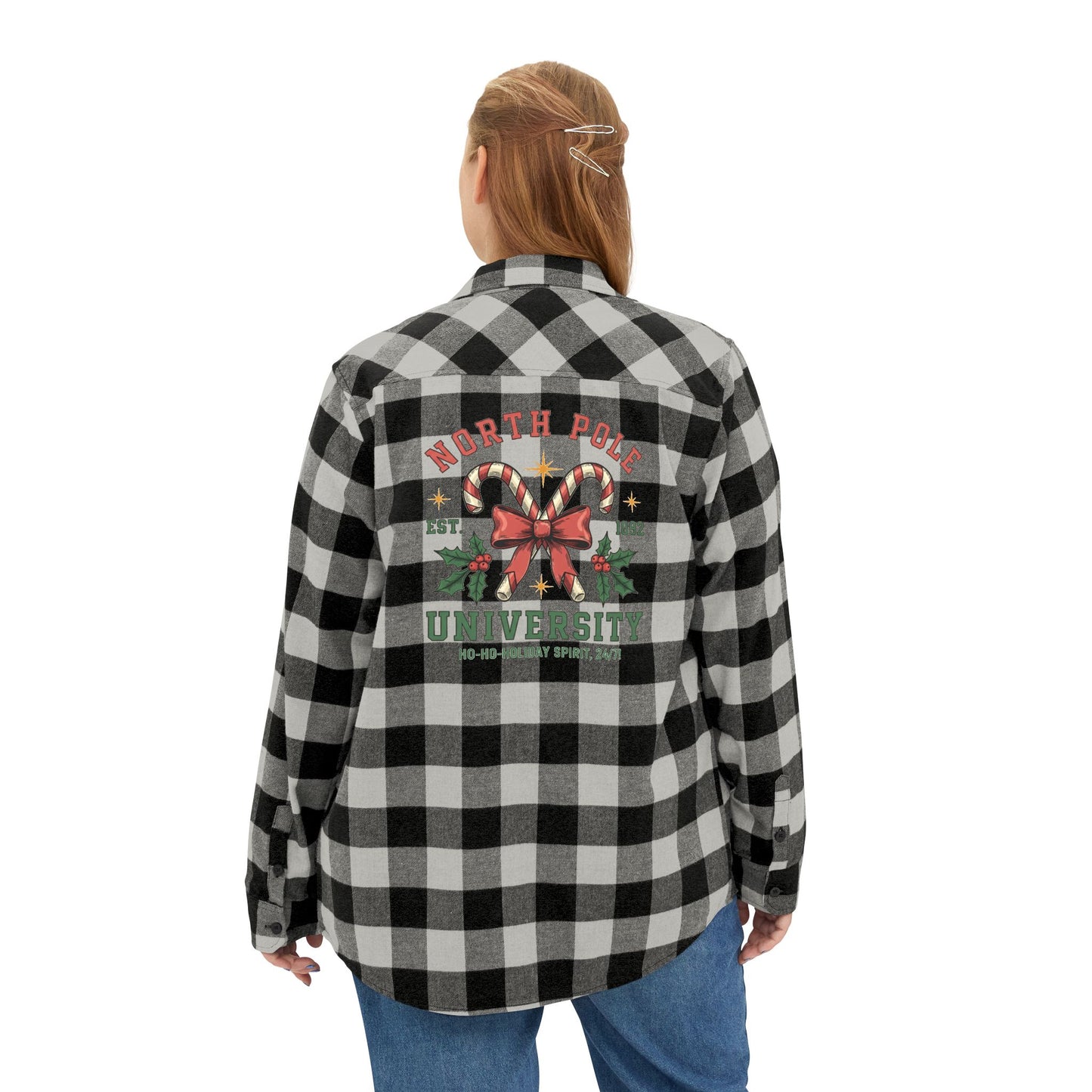 North Pole University Flannel Shirt