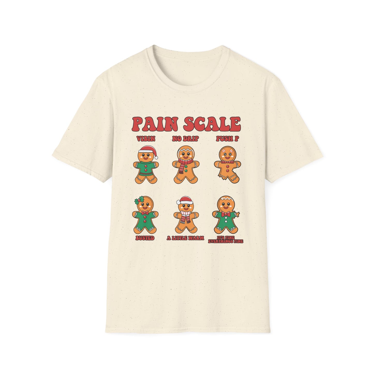 Gingerbread Pain Scale Tee