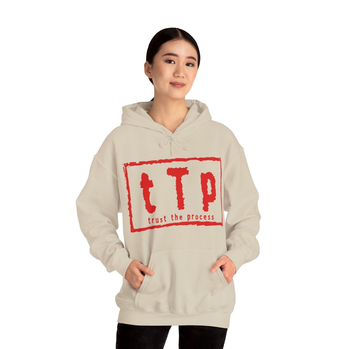 tTp Trust the Process Red Hoodie