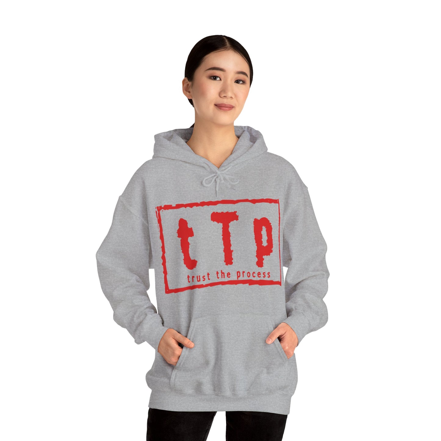 tTp Trust the Process Red Hoodie