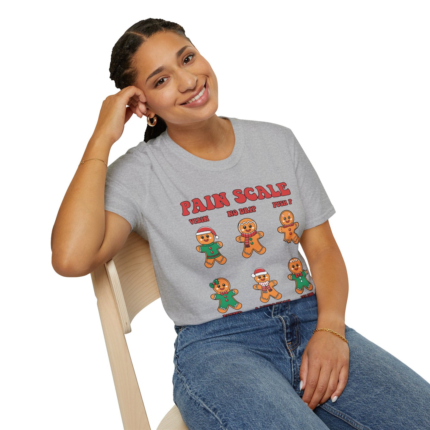 Gingerbread Pain Scale Tee