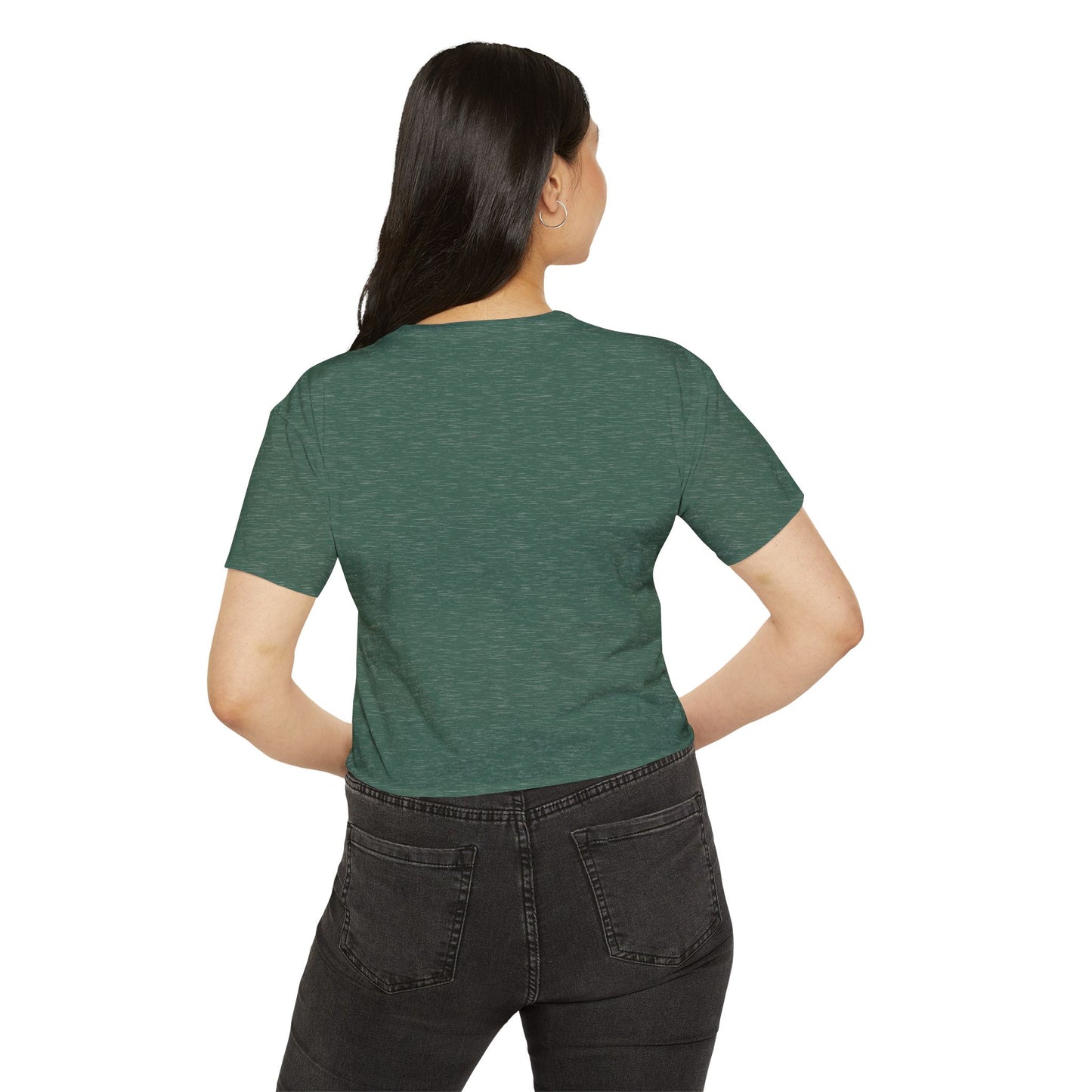 Vintage Big Meaty Women Festival Crop Top