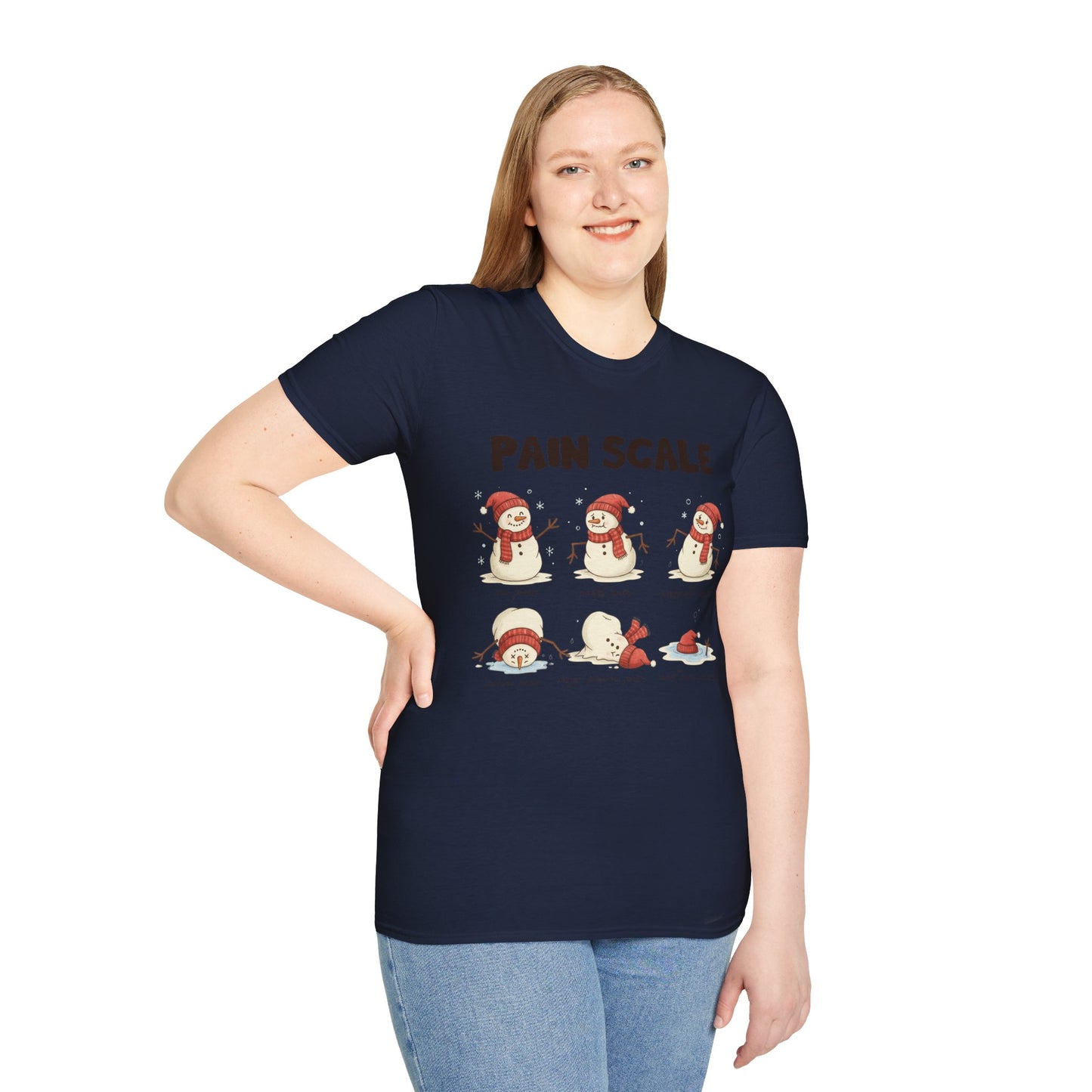 Snowman Pain Scale Tee