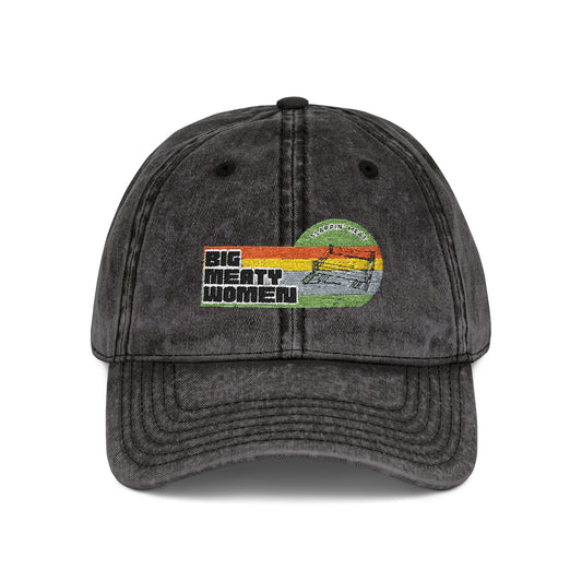 Vintage Big Meaty Women Embroidered Cap