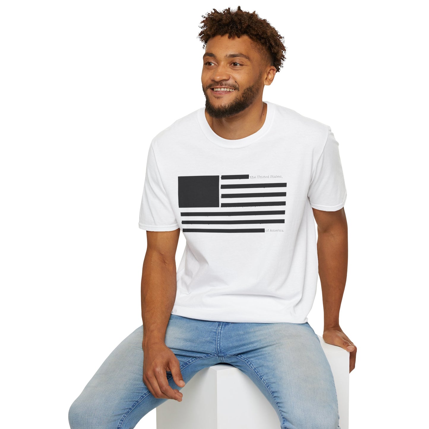 Black Stripes Flag T-Shirt