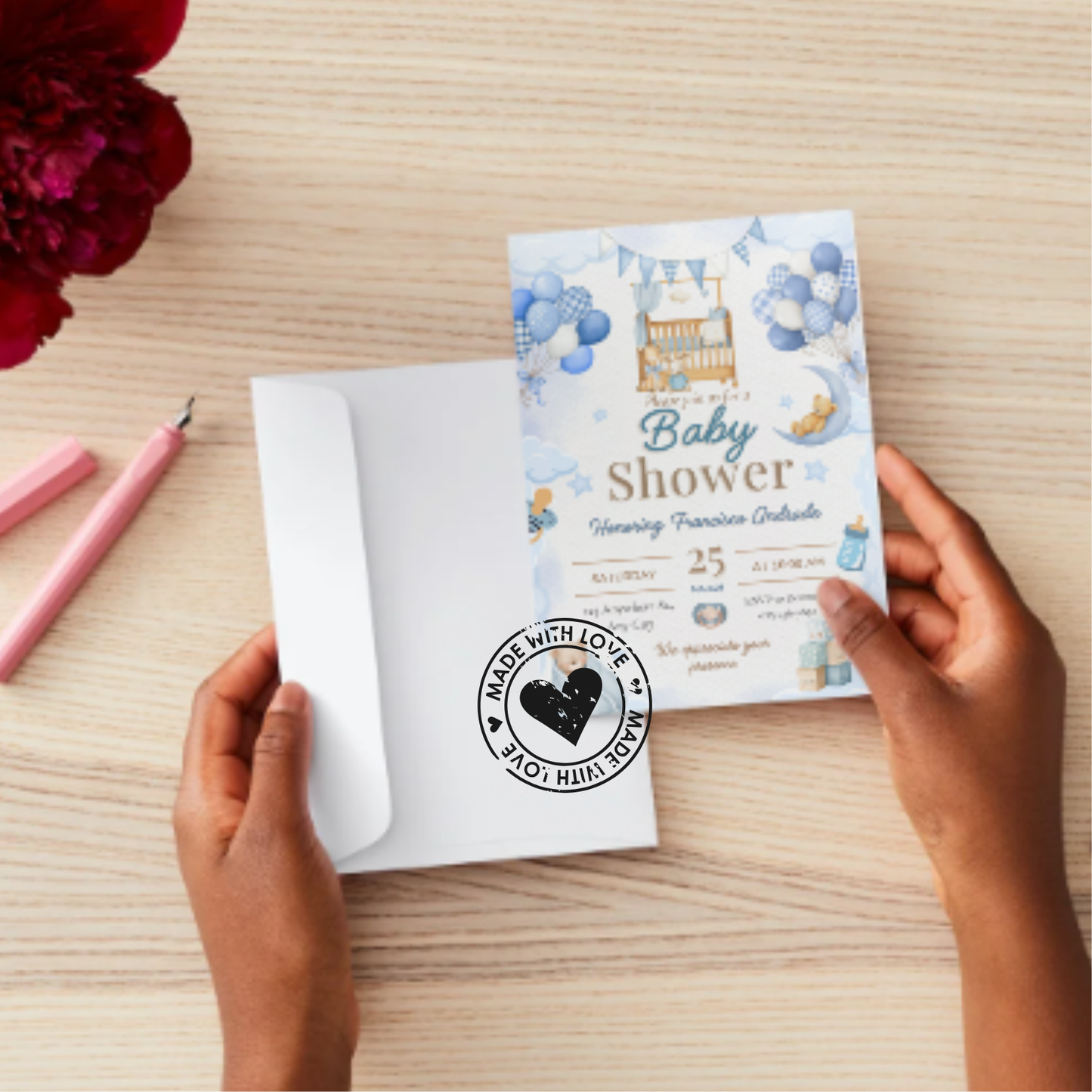 Baby Boy Baby Shower Invitation Templates