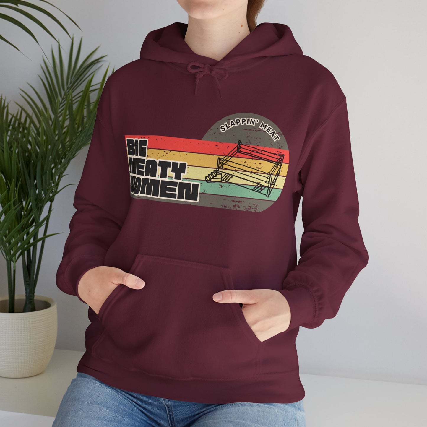 Vintage Big Meaty Women Hoodie