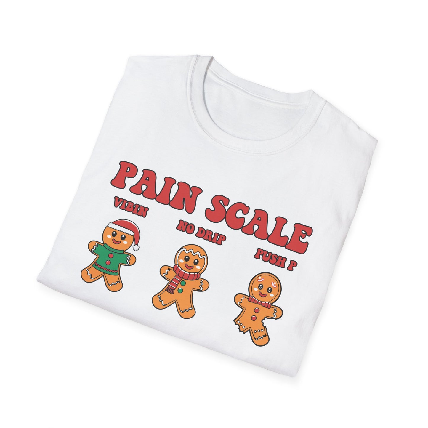 Gingerbread Pain Scale Tee