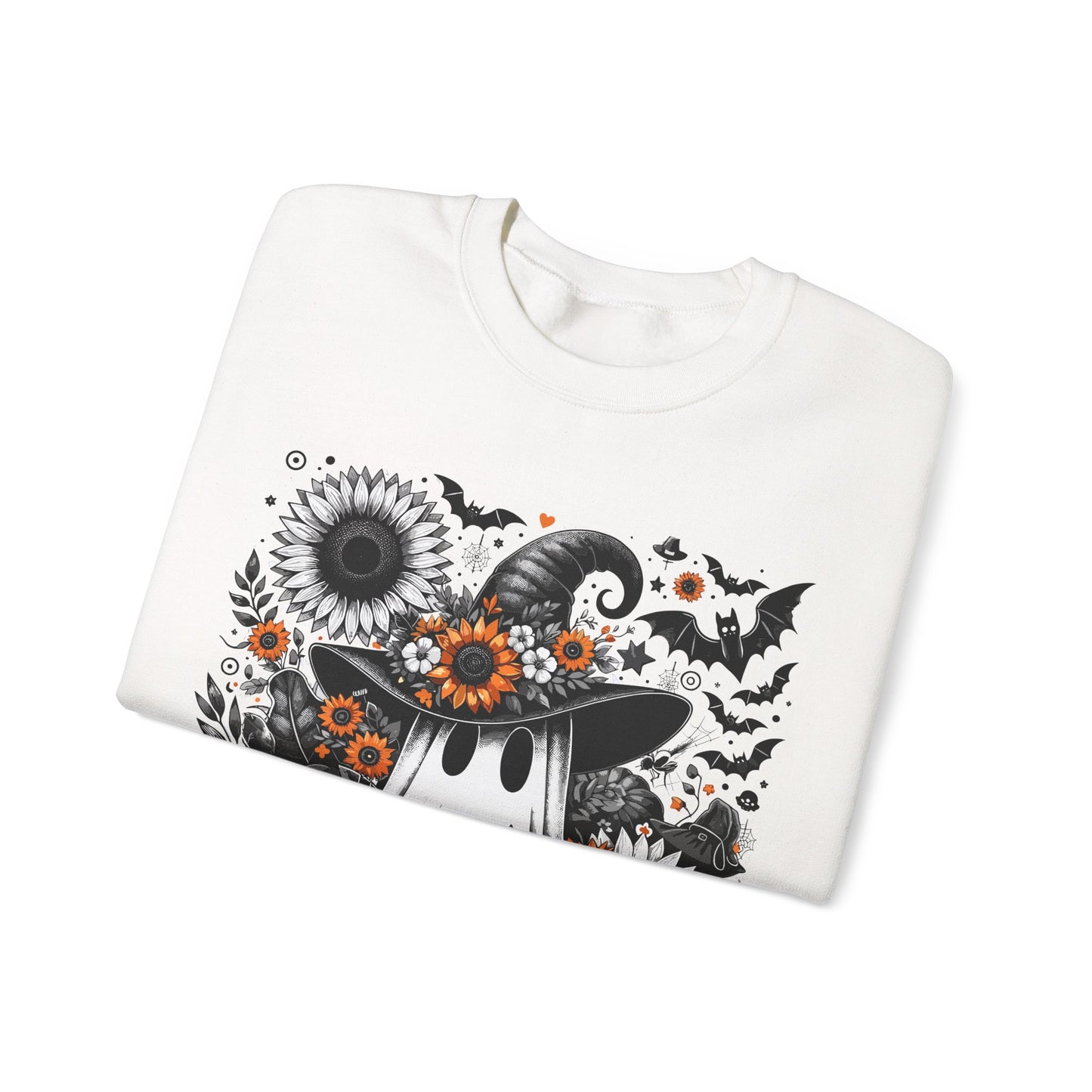 Spooky Floral Halloween Sweatshirt