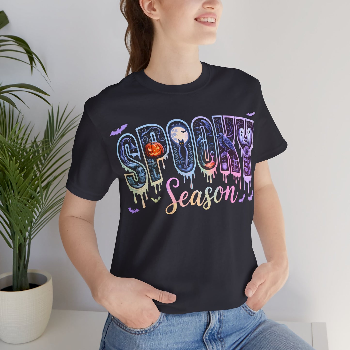 Spooky Season Iridescent Halloween Tee