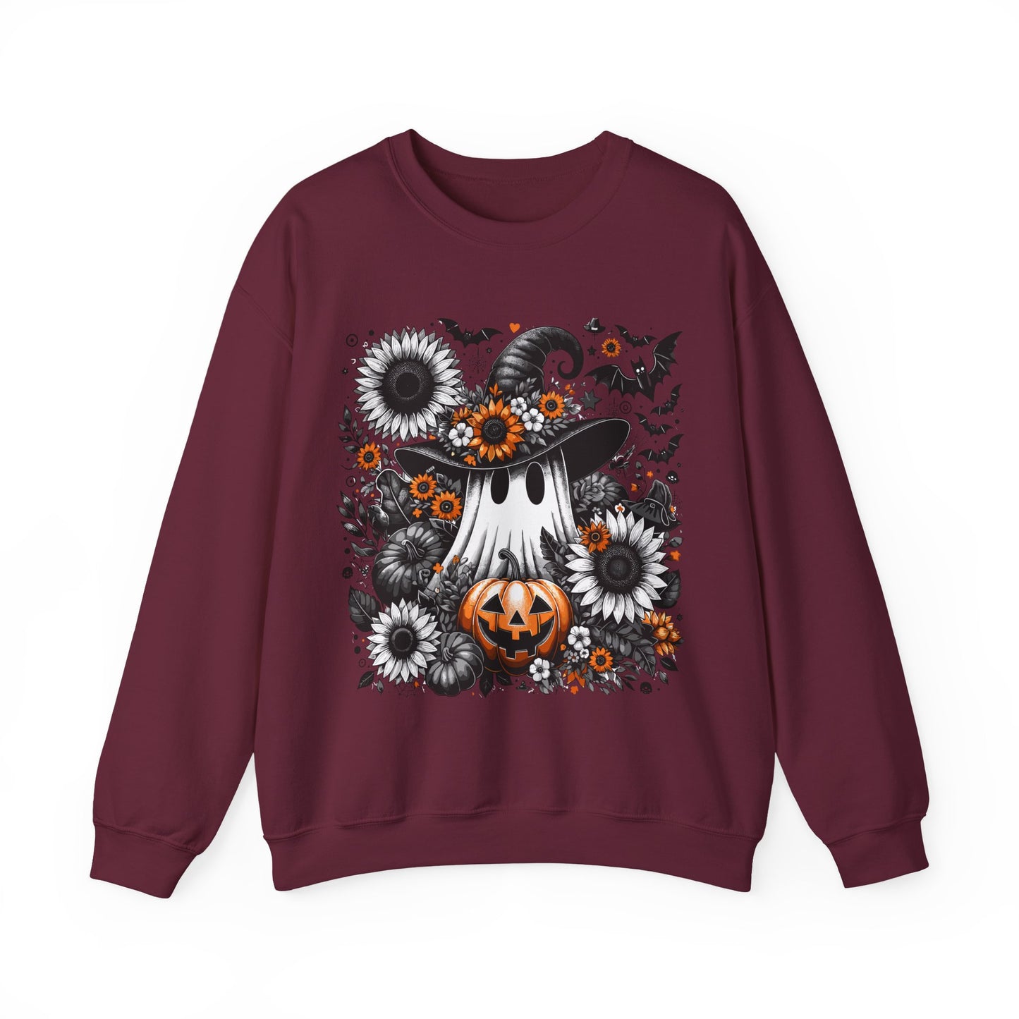 Spooky Floral Halloween Sweatshirt