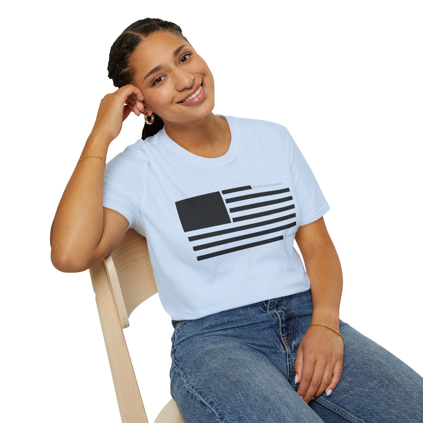 Black Stripes Flag T-Shirt