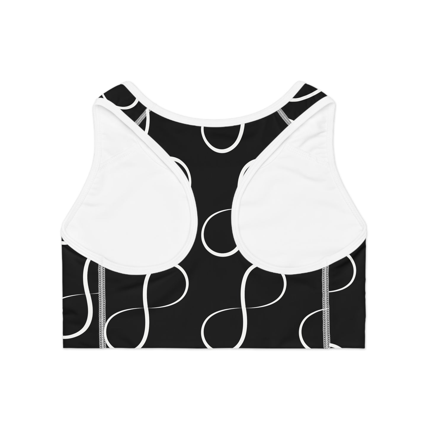 Infinity Pattern Sports Bra