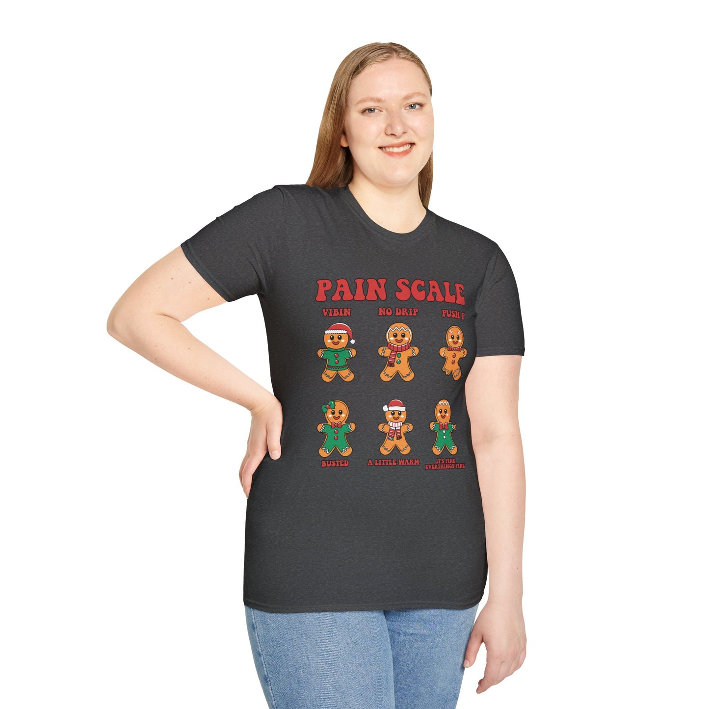Gingerbread Pain Scale Tee