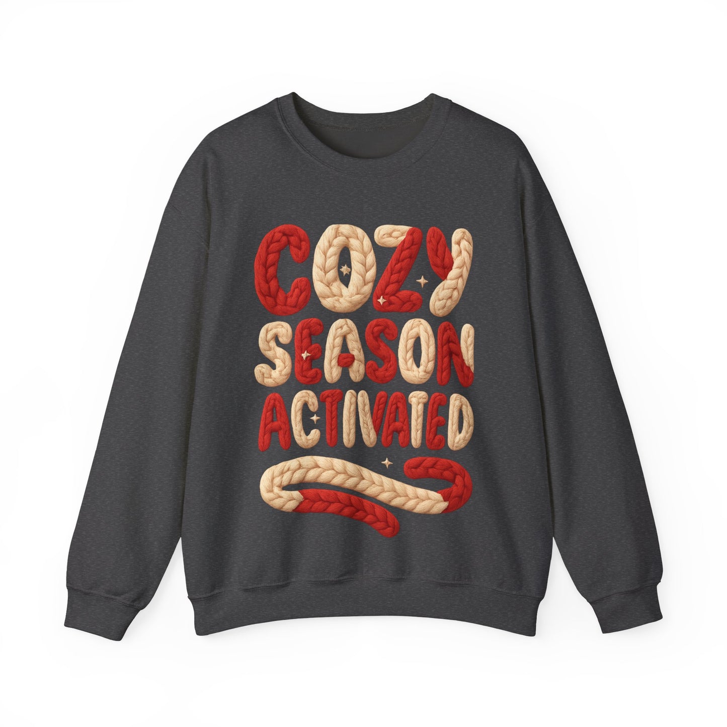 Faux Yarn Cozy Season Activated Crewneck Sweatshirt
