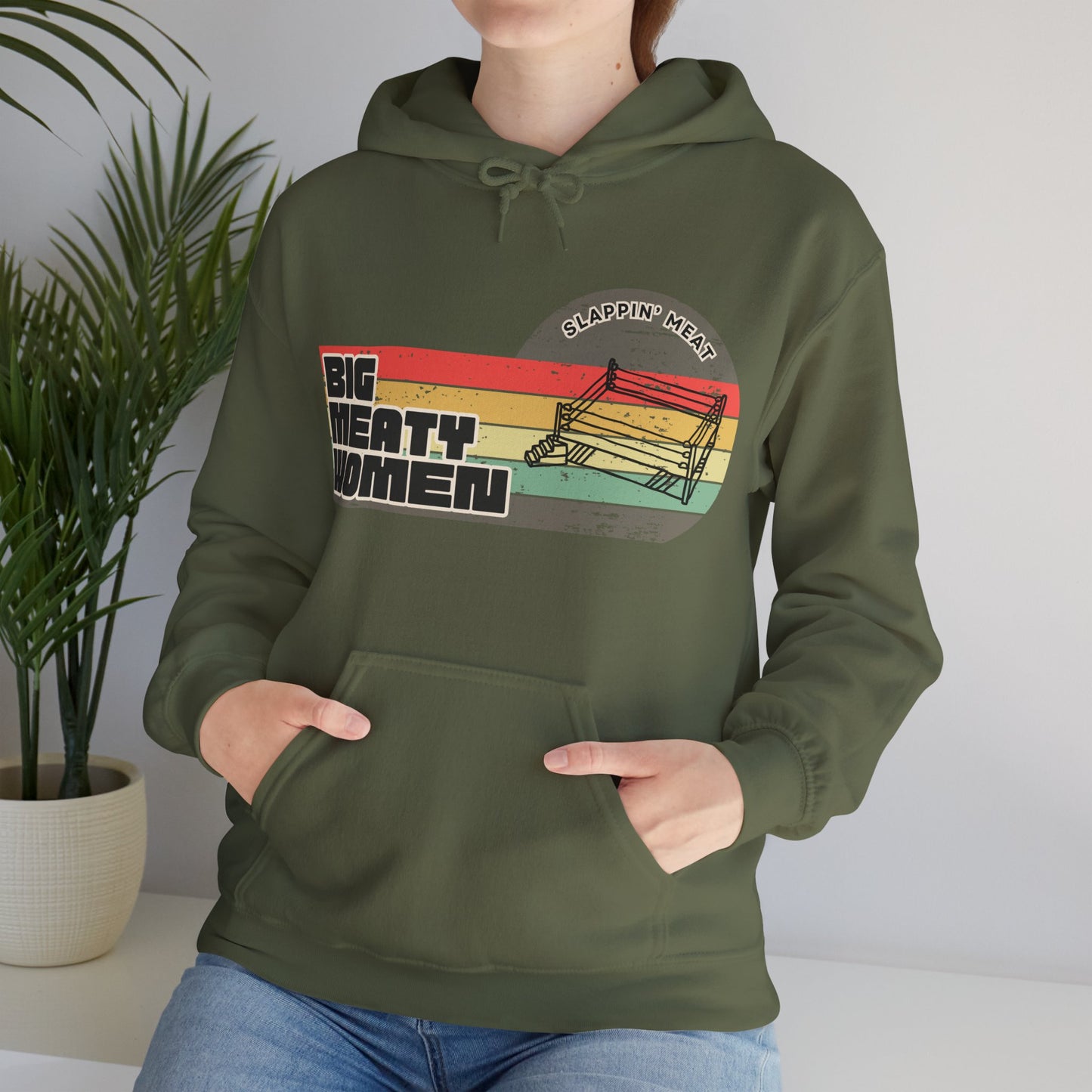 Vintage Big Meaty Women Hoodie