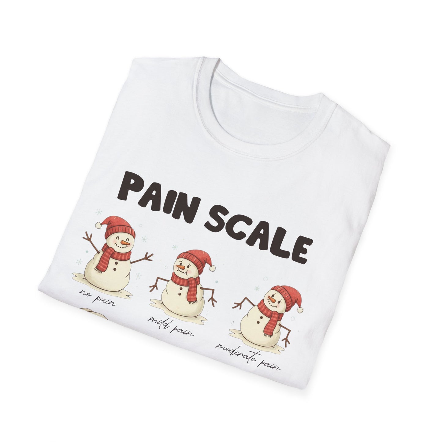 Snowman Pain Scale Tee