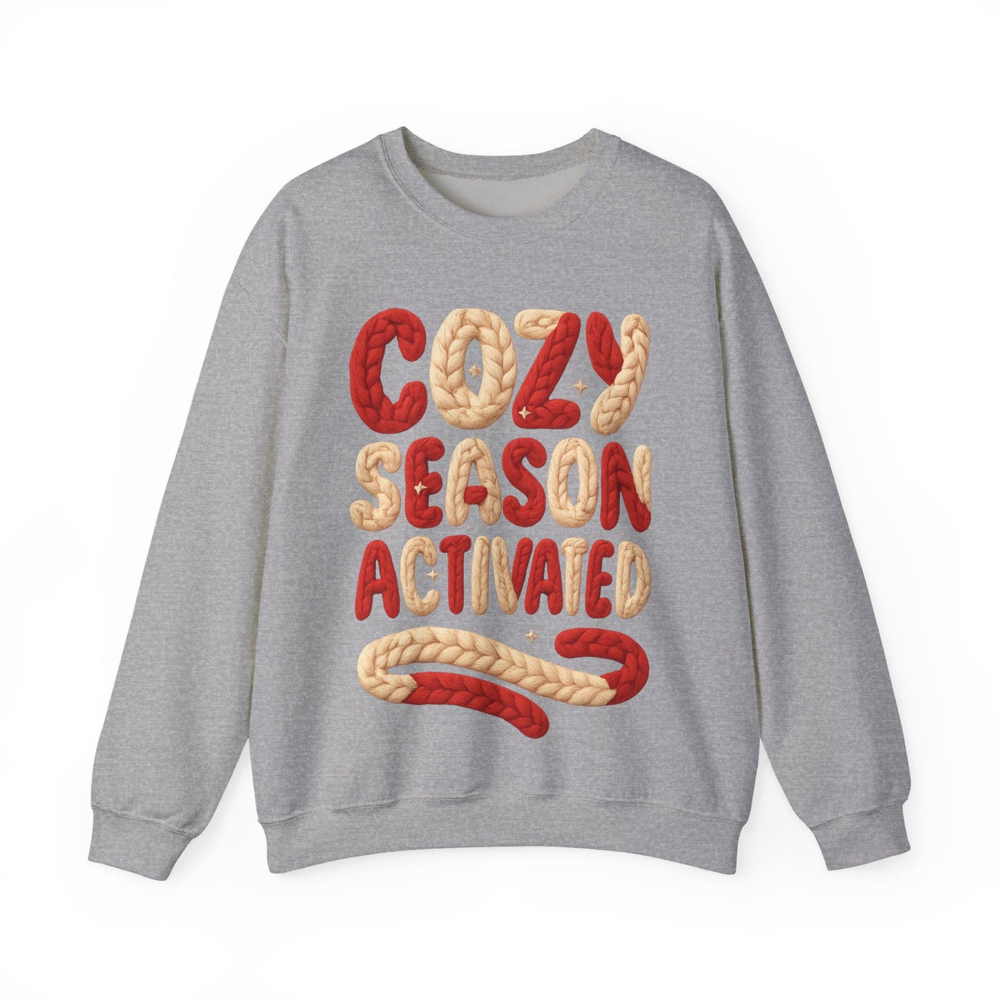 Faux Yarn Cozy Season Activated Crewneck Sweatshirt