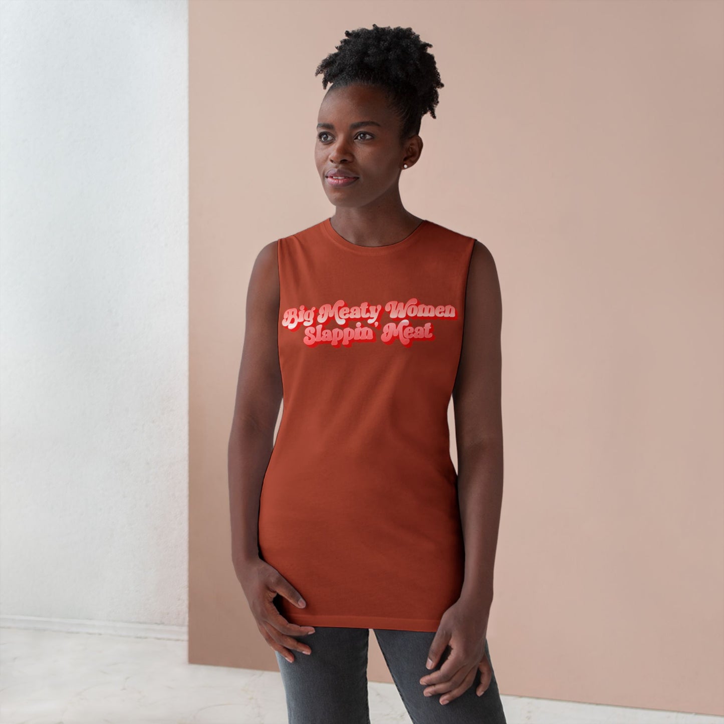 Retro Big Meaty Women Tank Top