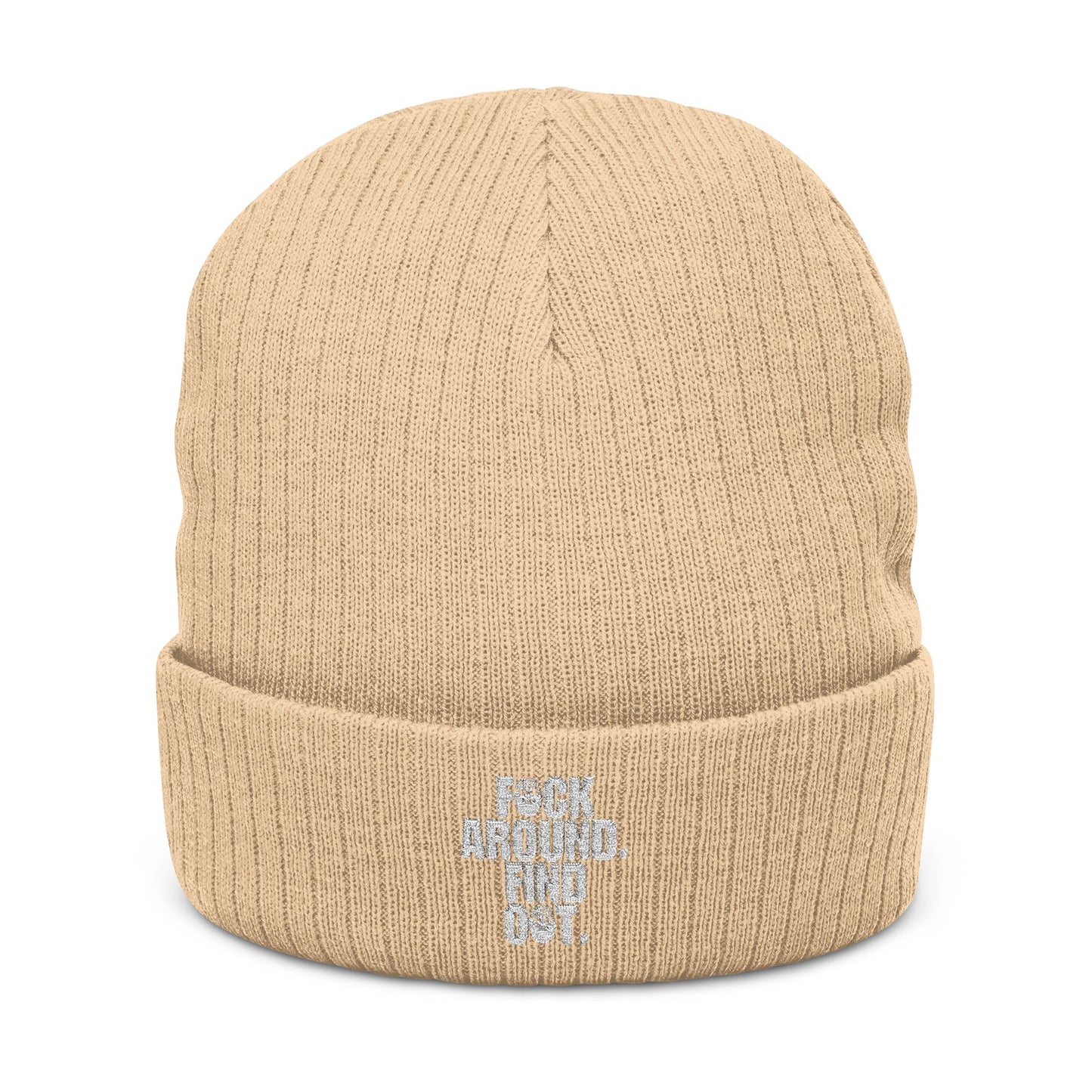 Brute FAFO Ribbed Knit Beanie