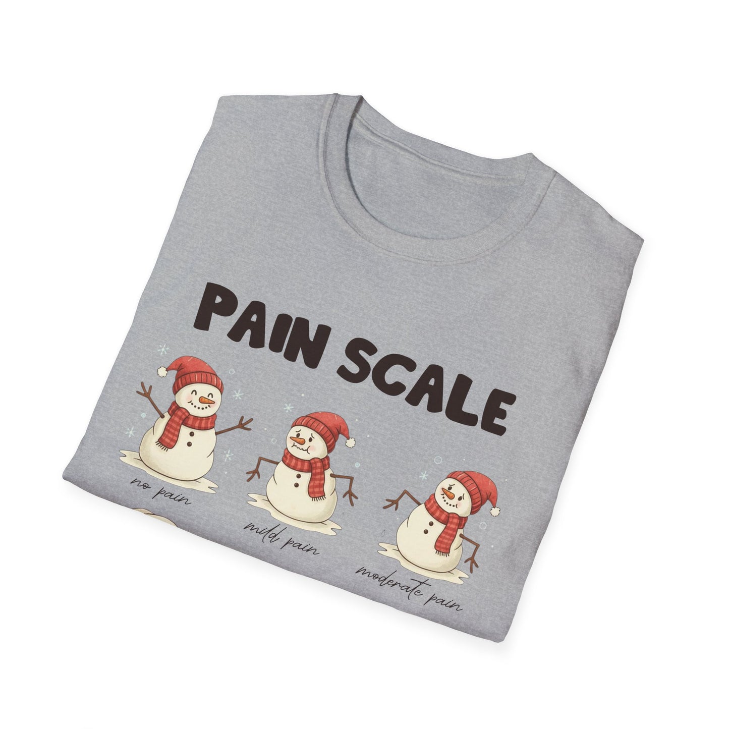 Snowman Pain Scale Tee