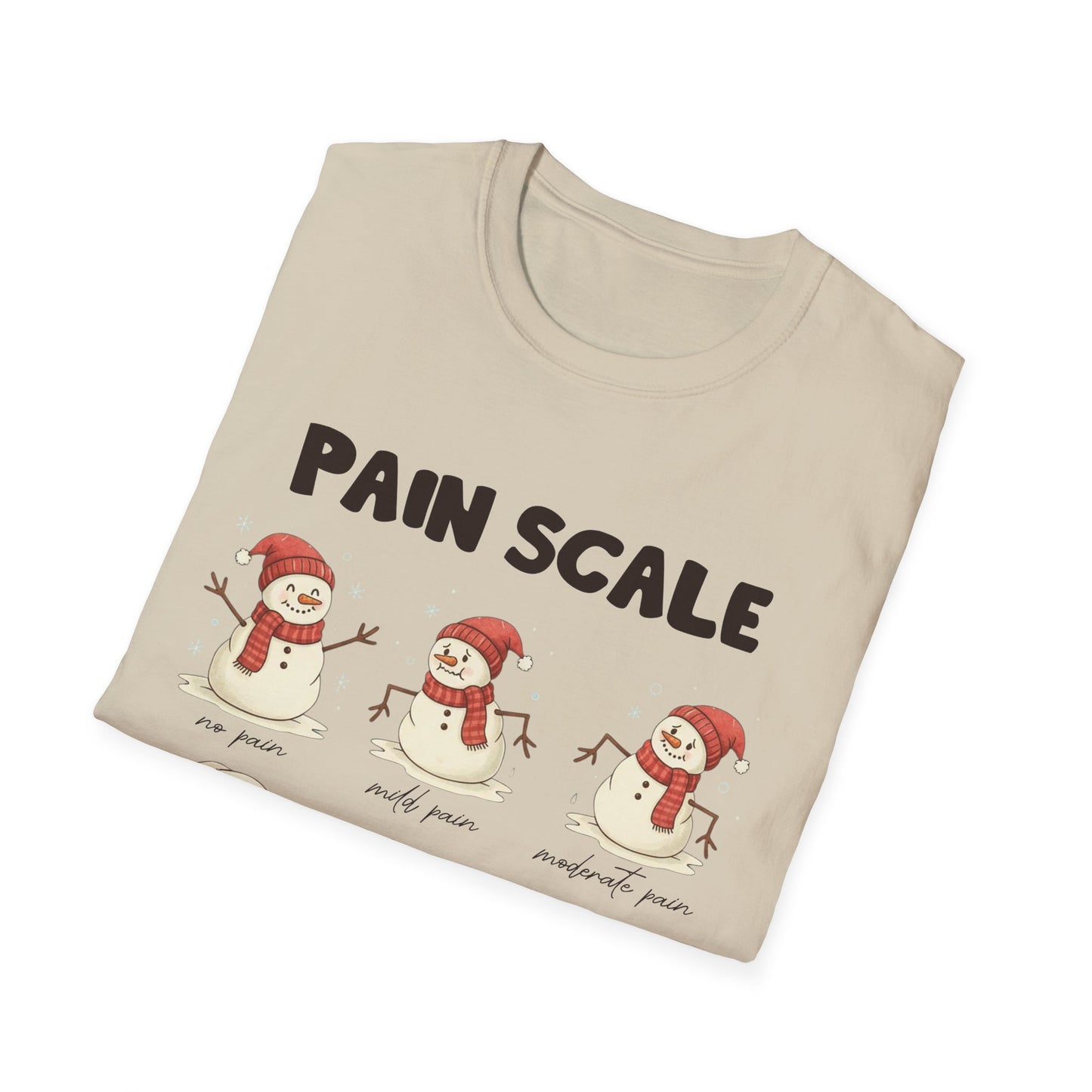 Snowman Pain Scale Tee