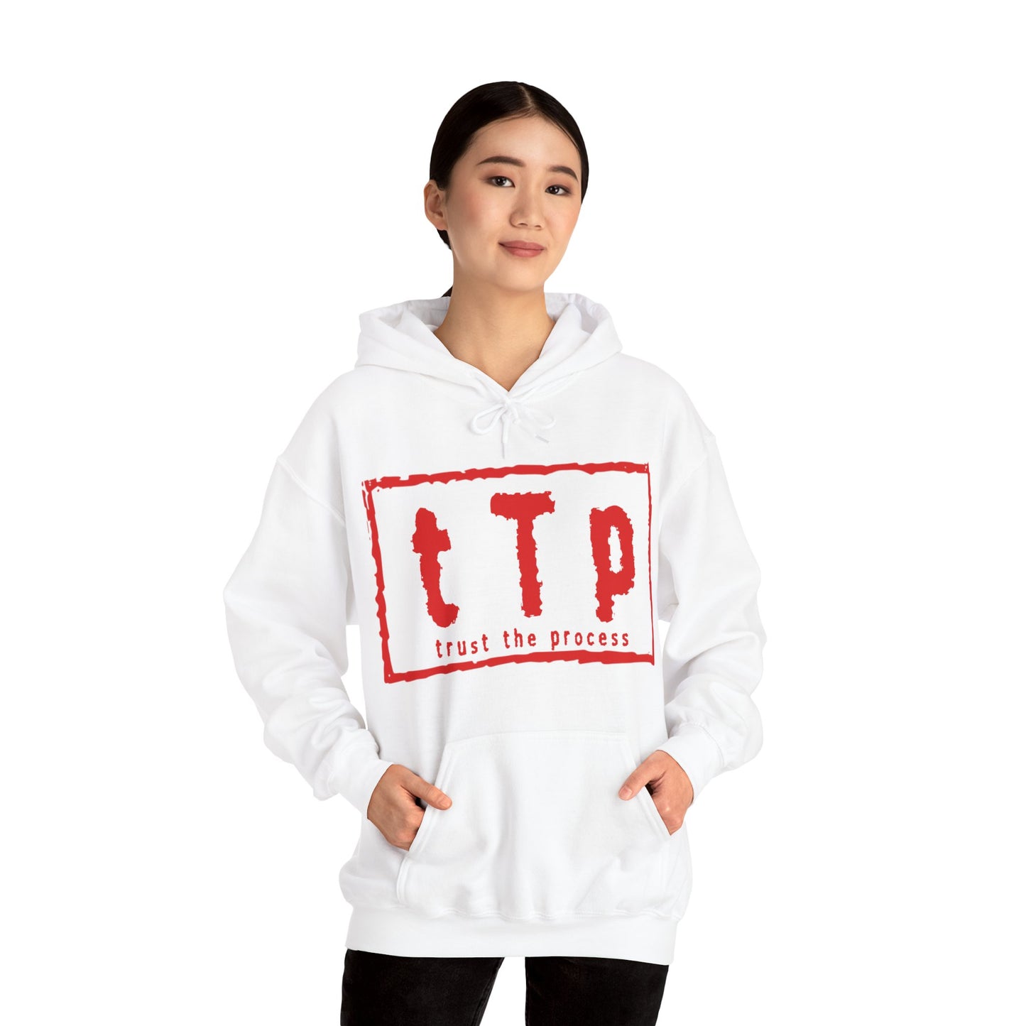 tTp Trust the Process Red Hoodie