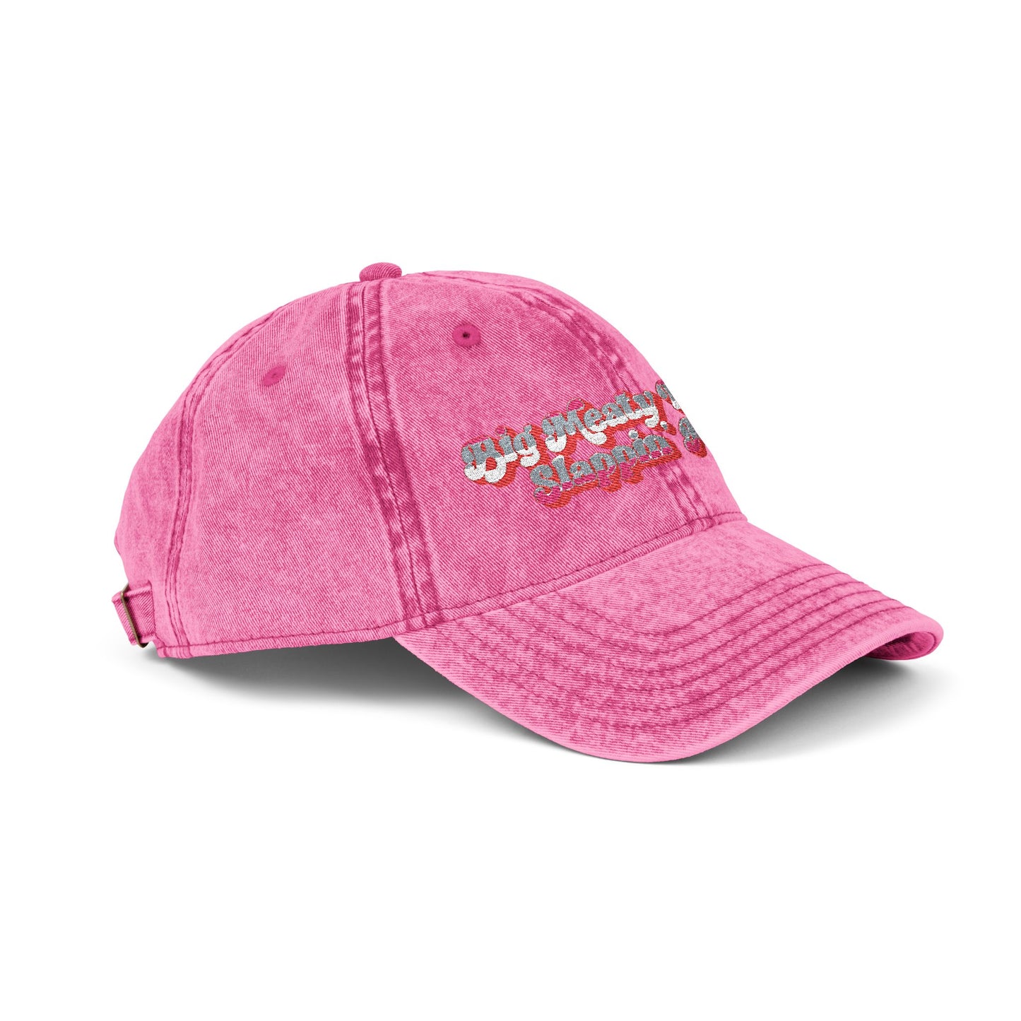 Retro Big Meaty Women Embroidered Cap