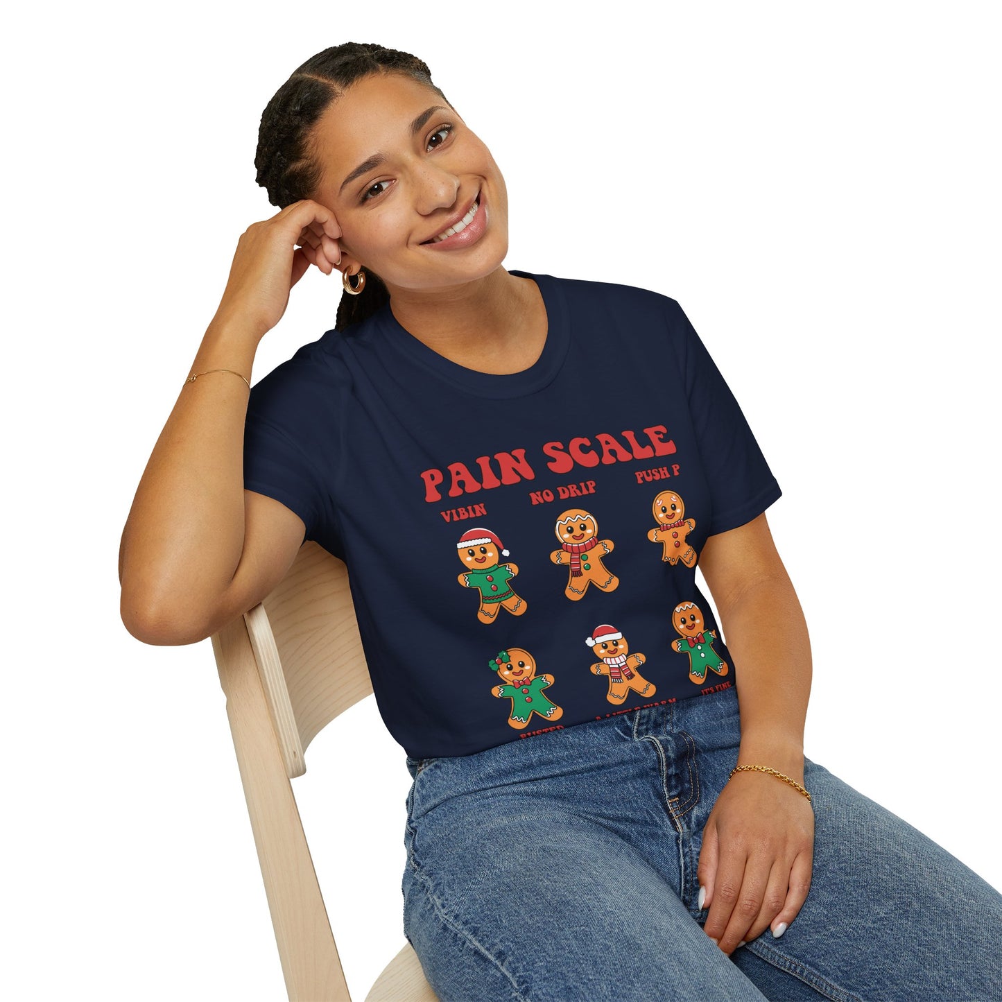 Gingerbread Pain Scale Tee