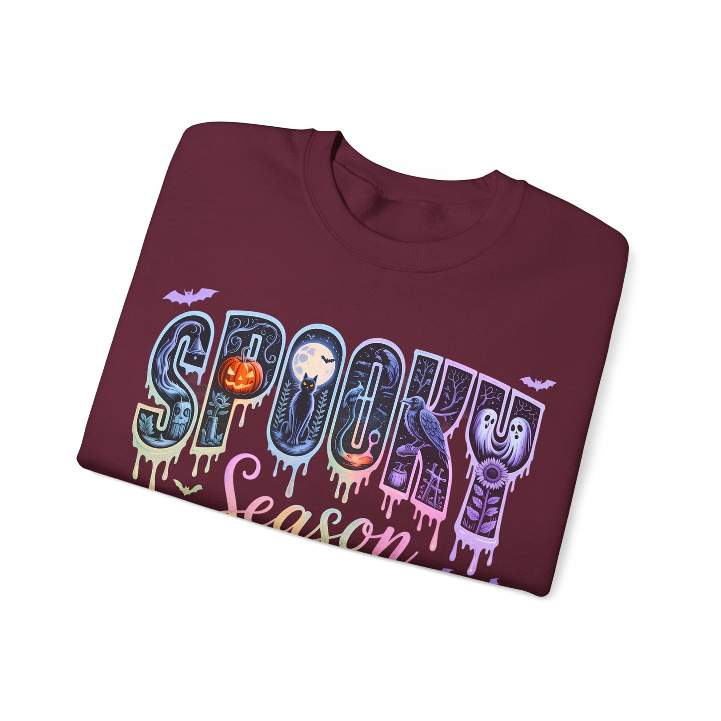 Iridescent Halloween Spooky Season Sweatshirt