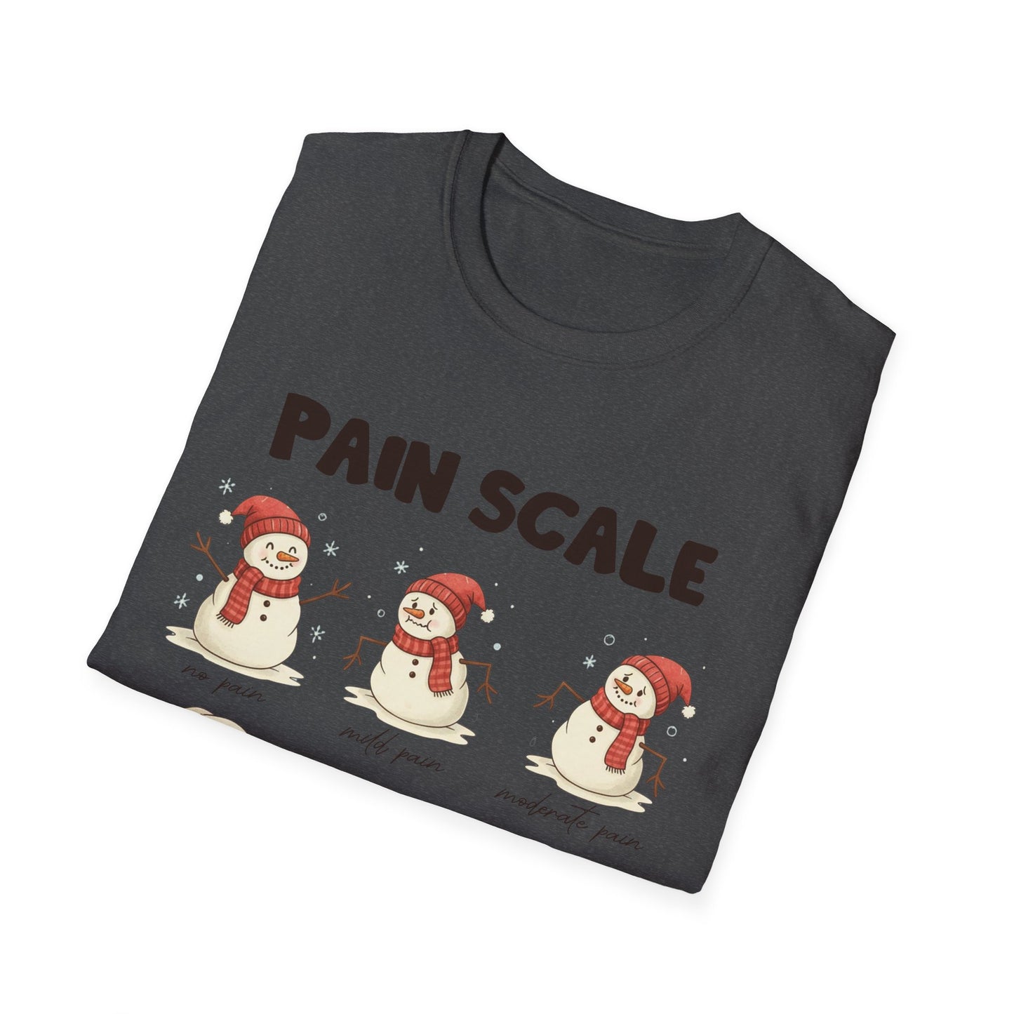 Snowman Pain Scale Tee