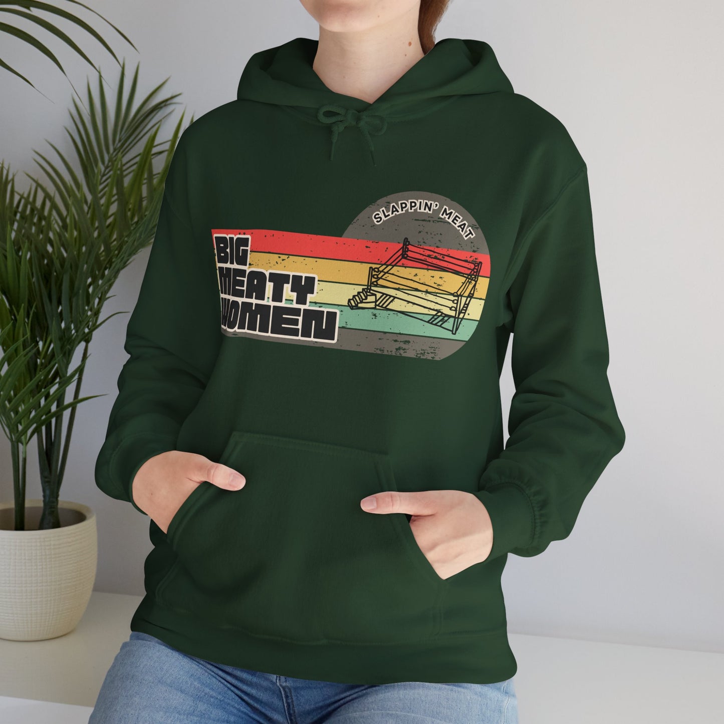 Vintage Big Meaty Women Hoodie