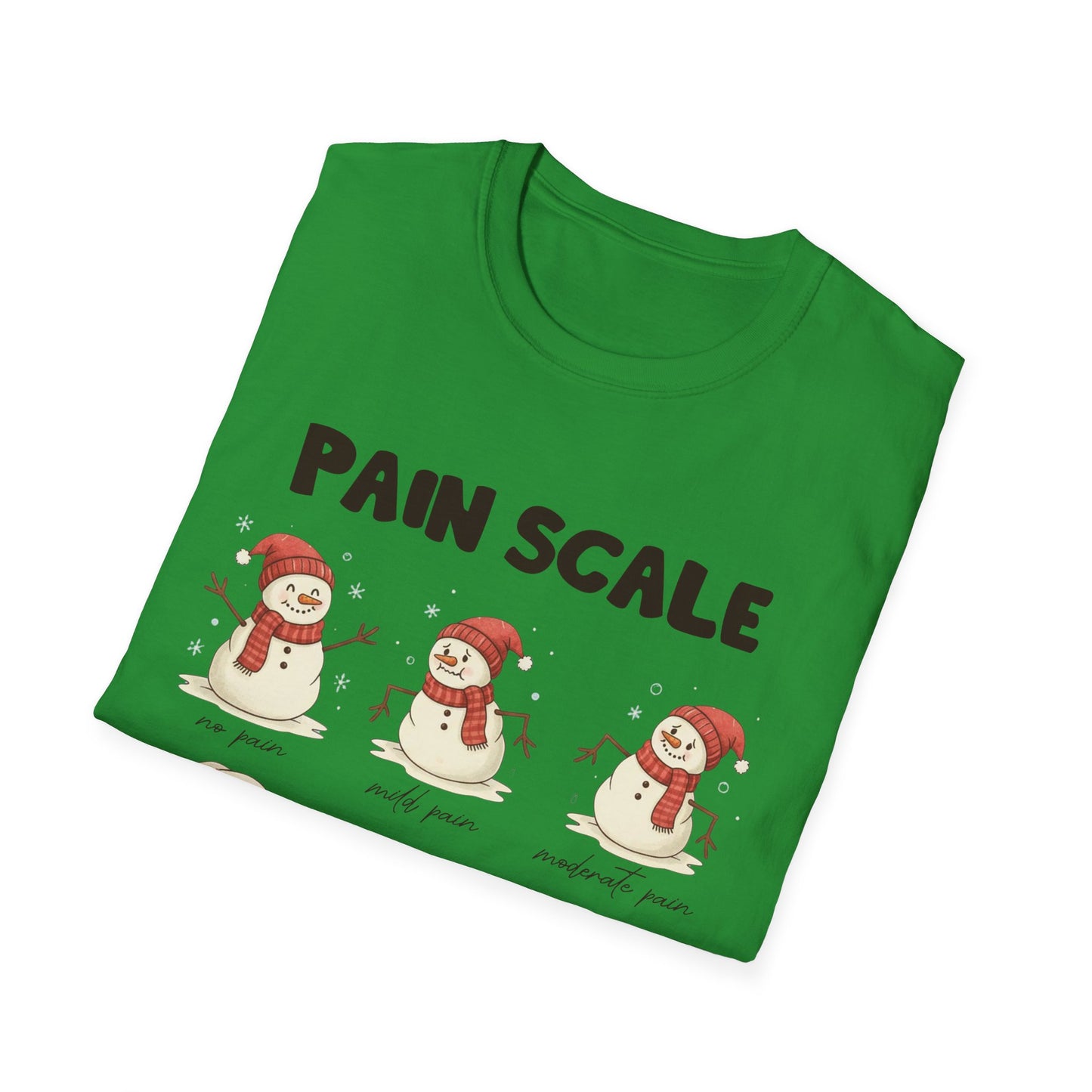 Snowman Pain Scale Tee