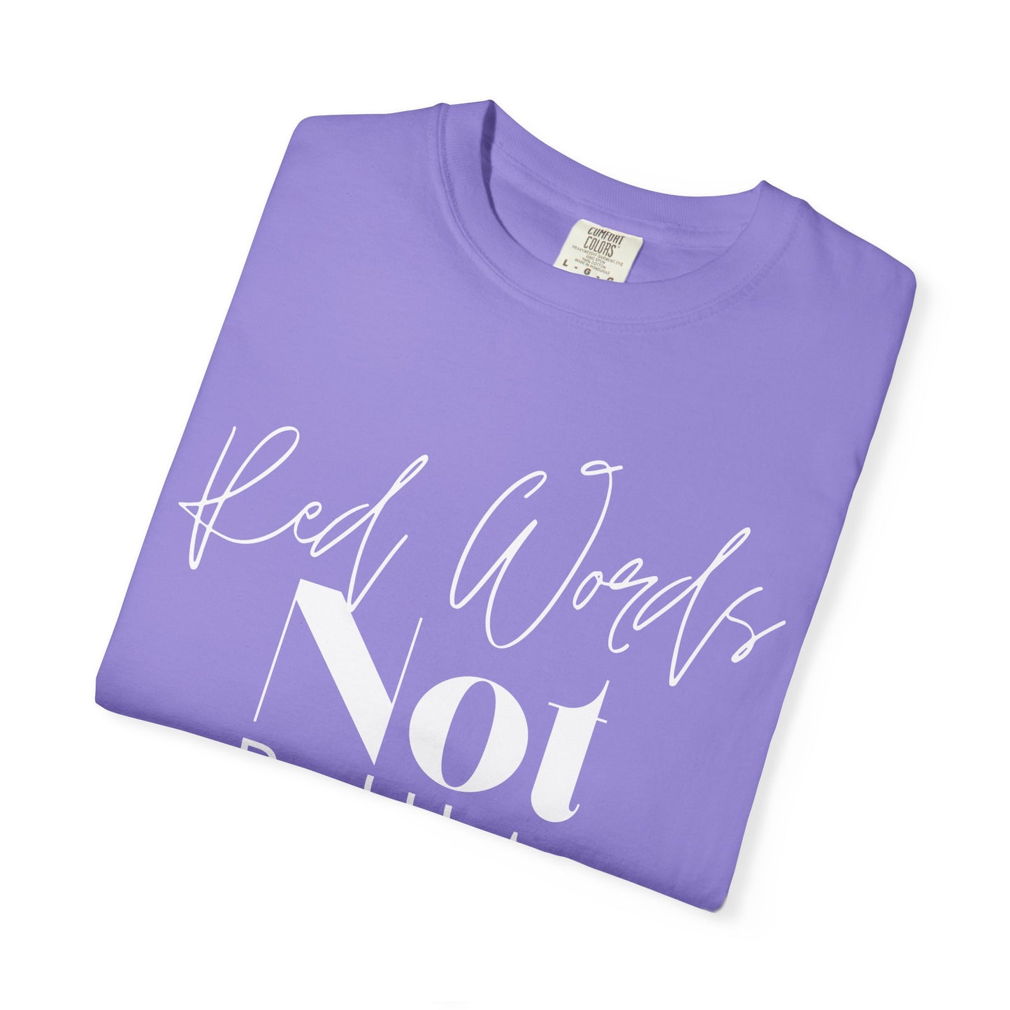 Red Worlds Not Red Hats Tee